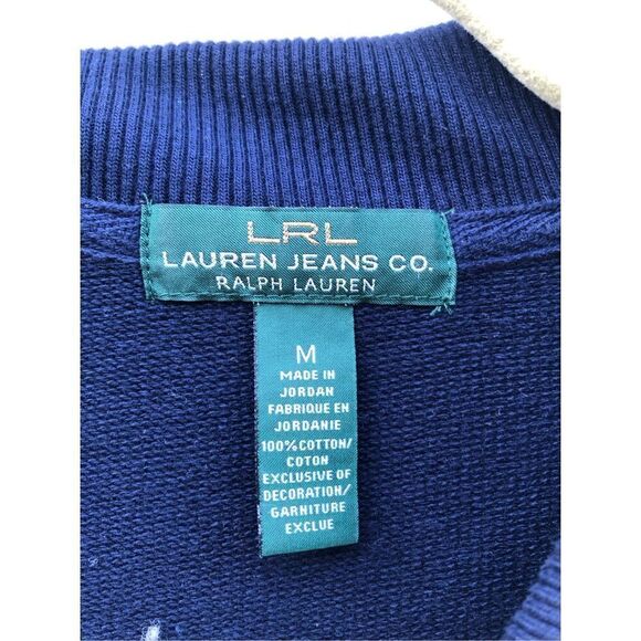 Lauren Jeans Company Ralph Lauren LRL PRL Navy Blue Sweater Dress Size Medium (M - Picture 5 of 6